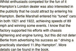 Whilst enthusiasts competed for the